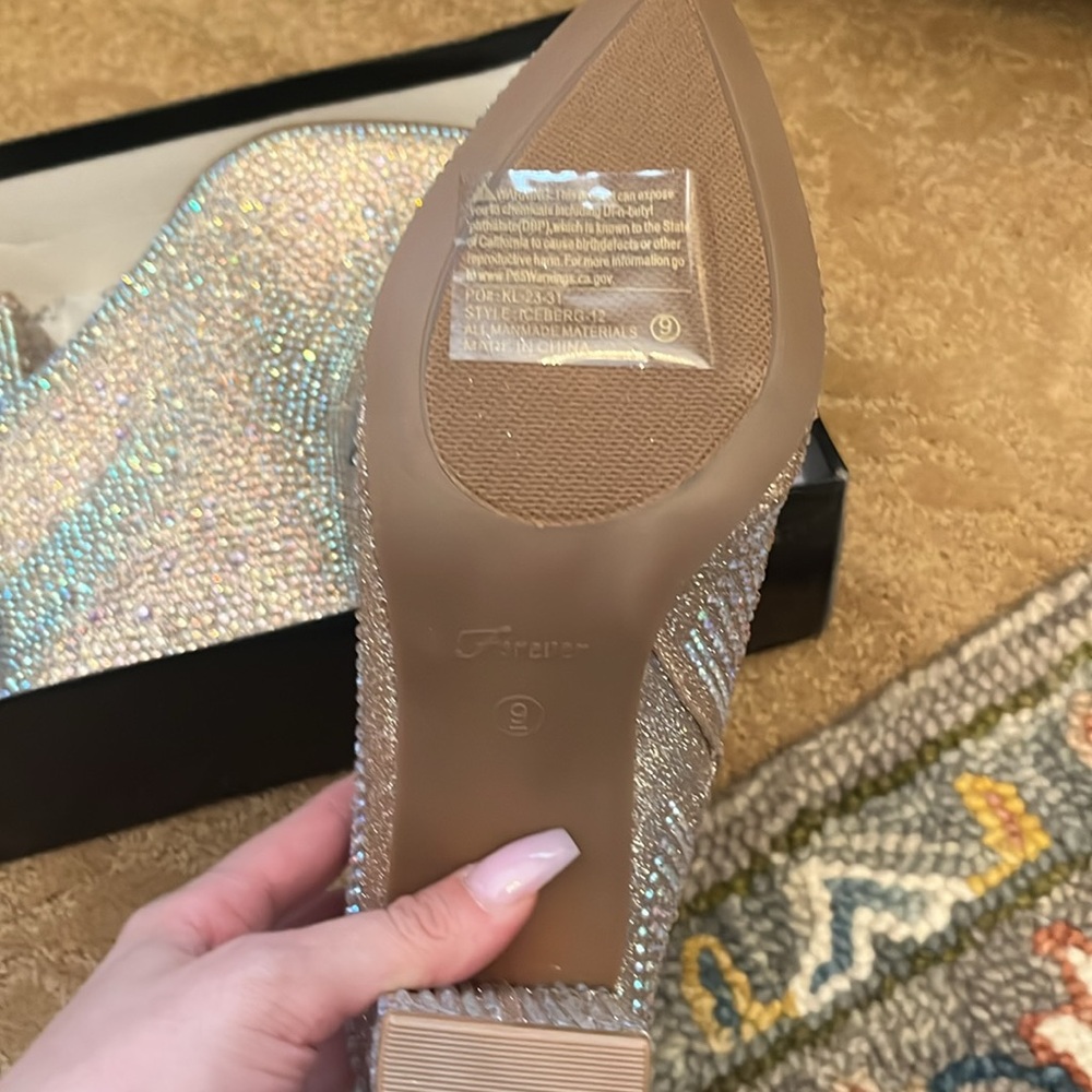 Brand new In box rhinestone booties - Picture 3 of 5